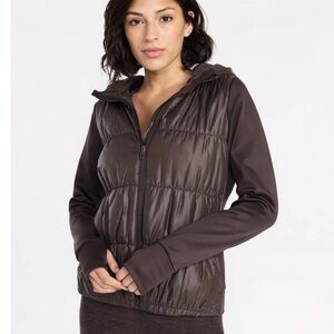 Avia Women's Dark Brown Puffer Jacket